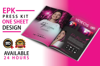 do epk, media kit, press kit, electronic press kit, one sheet for dj artist band