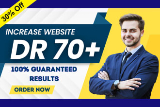 increase ahref domain rating dr with white hat seo backlinks