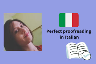 perfectly proofread your text in italian