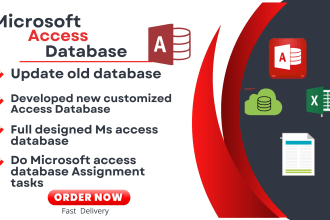 create complete database application in microsoft access