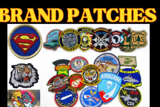 design beautiful embroidered patches for your brand