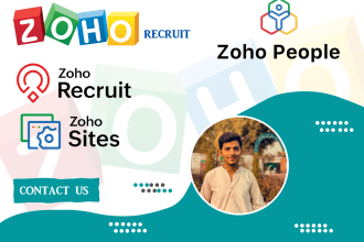 set up and customize zoho recruit, zoho people, zoho sites