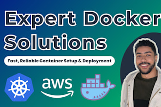 build and deploy docker containers as an AWS devops expert