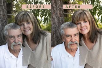 do skin retouching, headshot, portrait, and natural beauty retouching