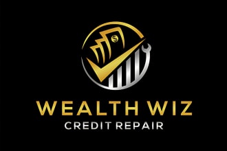 make professional repair, accounting, consulting, tax and financial logo design