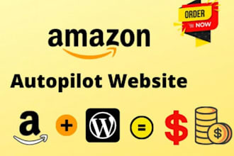 design amazon affiliate autoblog website