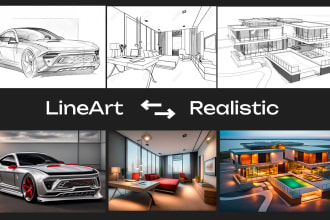 turn your drawing sketch into a photorealistic image