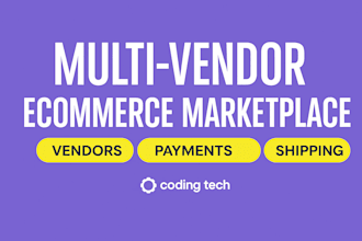 develop multi vendor ecommerce marketplace website