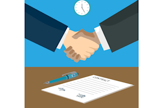 write, review legal contracts and agreements