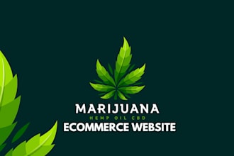 build cannabis, cbd, marijuana, vape, hemp, medical, weed ecommerce website