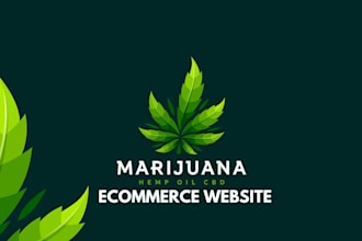 build cannabis, cbd, marijuana, vape, weed ecommerce website