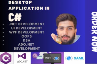 do c sharp dot net, asp dot net, wpf, ado dot net, oop, and dsa