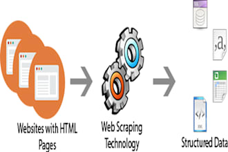 do scrap website as per requirement, web scraping