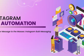bulk message through fb, instagram dm bot