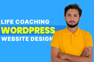 build a life coaching wordpress website using elementor