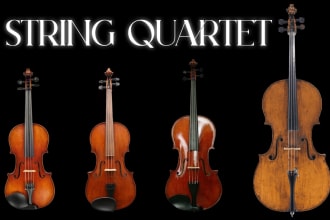 create a professional arrangement for string quartet or quintet