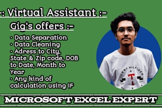 clean, format, merge data in microsoft excel and CSV data