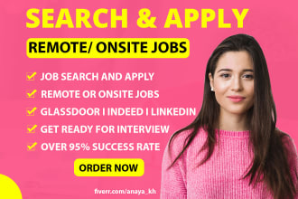 search and apply for remote jobs or onsite job applications