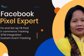 fix, set up, and optimize facebook pixel and ecommerce tracking with GTM