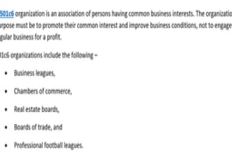 set up your 501c6 or 501c4 or 501c7 nonprofit