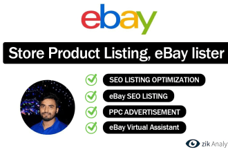 do ebay product listing, ebay listing, ebay SEO listing, ebay lister