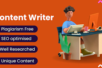 do SEO article writing, blog post writing and content writing