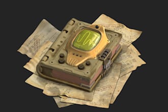 do 3d modeling like objects and props