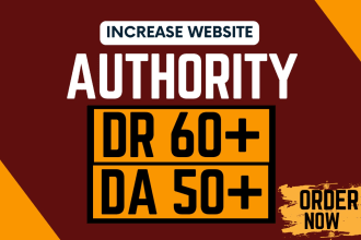 increase ahrefs DR domain rating 60 plus