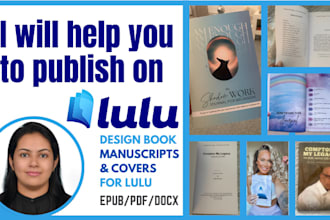 make your content into lulu book manuscript