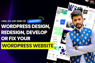 develop wordpress website, customization, figma to elementor