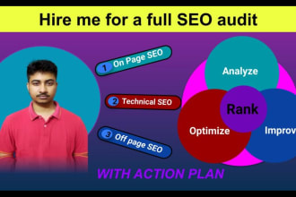 do technical and on page SEO, 404 error, website audit, backlinks, xml site map