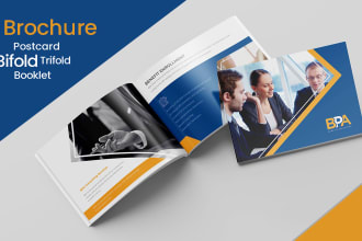 design professional trifold, bifold brochure, newsletter