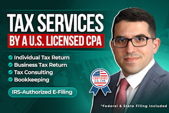 prepare, sign and file your tax returns as a CPA