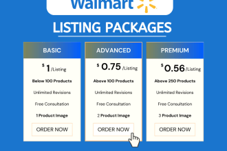upload and optimize your walmart product listing