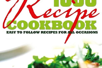 send you 1000 recipes cookbook for all occasions