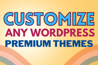setup, install, customize themeforest wordpress themes, fix codecanyon scripts
