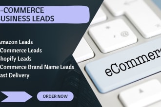 be your amazon virtual assistant, targeted ecommerce lead expert