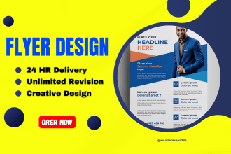 design professional party, event and business flyer