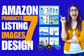 do amazon product pictures, listing images, infographic design