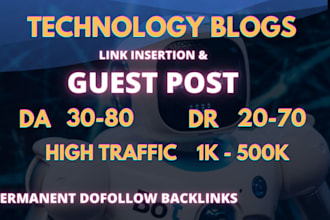 publish technology guest post on my high da tech blogs