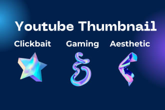 create clickbait gaming youtube thumbnails