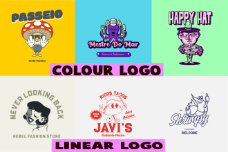 design the unique cartoon logo and cute mascot