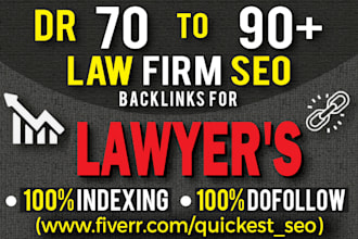 create law firm seo backlinks for legal website ranking