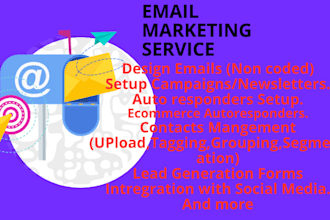 launch email campaign, bulk email marketing and more
