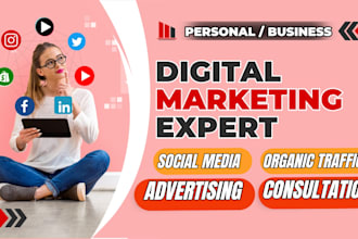 be your digital marketing manager and social media planner