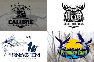 do outdoor hunting and fishing logo within 24 hours