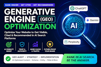 grow your site traffic through SEO and GEO generative engine optimization