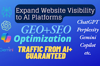 grow your site traffic through SEO and GEO generative engine optimization