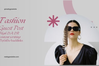 do fashion guest post, dofollow guest post,link insertion