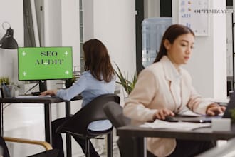 provide SEO audit report and competitor website analysis